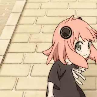 🥜 26c56707 Anya Forger Spy x Family Anya Forger, Spy x Family, anime, desenho animado, personagem, menina whatsapp sticker