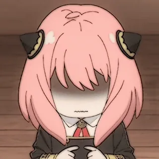 🥜 4111a73c Anya Forger Spy x Family Anime, Spy x Family, Anya, Forger, Desenho animado, Fofo whatsapp sticker