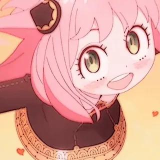 🥜 6094014d Anya Forger Spy x Family Anya Forger, Spy x Family, Anime, Mangá, Fofo, Kawaii, Cabelo rosa whatsapp sticker