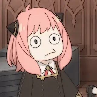 🥜 979b0733 Anya Forger Spy x Family Anya, Spy x Family, Anime, Desenho animado, Fanart, Personagem whatsapp sticker
