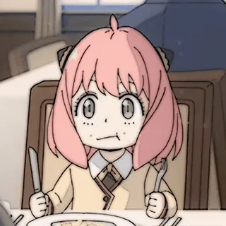 🥜 a9c8a3a6 Anya Forger Spy × Family Anime, Personagem, Fofo, Anya Forger, Spy x Family whatsapp sticker