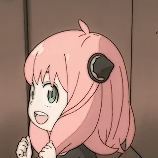 🥜 b809ab94 Anya Forger Spy × Family Anime, Desenho animado, Criança, Cabelo rosa, Fofo, Fan art, Spy Family, Anya, Anya Forger whatsapp sticker