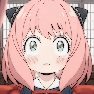 🥜 d8aaebe5 Anya Forger Spy × Family Anime, Spy Family, Anya Forger, fofo, desenho animado whatsapp sticker