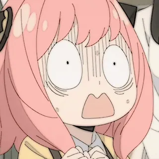 🥜 f5e2e1d0 Anya Forger Spy x Family Anime, Mangá, Spy x Family, Anya Forger, Fofo, Desenho animado whatsapp sticker