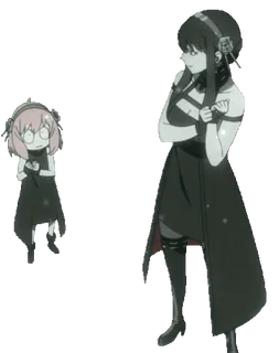 😈 7116f6da Anya Forger Spy x Family Anime, Spy x Family, Anya, Yor, Famiglia Forger, Cartone animato telegram sticker