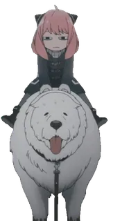 😐 95bdaa6c Anya Forger Spy x Family Anime, Spy x Family, Anya Forger, Loid Forger, Yor Forger, Cane telegram sticker
