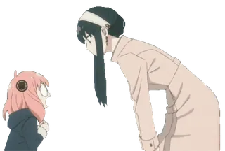 😮 f8d3fbe1 Anya Forger Spy x Family Anime, Spy x Family, Anya Forger, Yor Forger, Famiglia, Carino, Scioccato telegram sticker