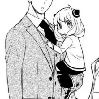 💞 2edb6bfe Anya Forger Spy x Family 动漫, 漫画, 间谍过家家, 阿尼亚·福杰, 孩子, 可爱, 福杰一家 telegram sticker