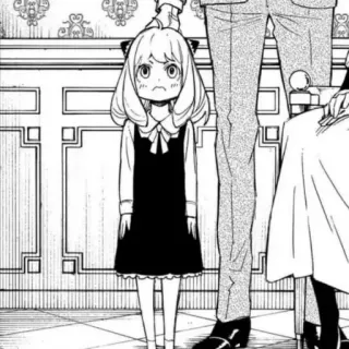 💞 7c090d8d Anya Forger Spy x Family 动漫, 漫画, 间谍过家家, 阿尼亚·福杰, 可爱, 卡通 telegram sticker