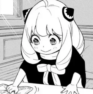 💞 98409724 Anya Forger Spy × Family 动漫, 阿尼亚, 间谍过家家, 漫画, 可爱, 粉丝创作, 福杰 telegram sticker