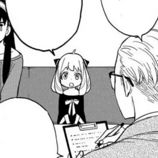 💞 9f1e47ed Anya Forger Spy x Family 动漫, 间谍过家家, 阿尼亚·福杰, 漫画, 可爱, 角色, 粉丝艺术 telegram sticker