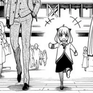 💞 a193db9c Anya Forger Spy x Family 动漫, 漫画, 间谍过家家, 阿尼亚, 福杰, 可爱, 卡通, 孩子 telegram sticker