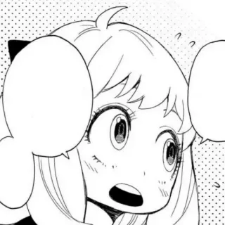 💞 c13aa1eb Anya Forger Spy × Family 动漫, 漫画, 间谍过家家, 阿尼亚·福杰, 可爱, 贴纸 telegram sticker