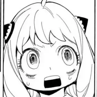 💞 ebe4f264 Anya Spy x Family 动漫, 漫画, 间谍过家家, 阿尼亚·福杰, 可爱, 女孩, 卡通 telegram sticker