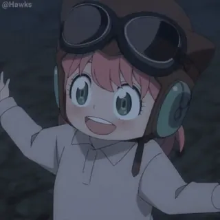 ☺️ 1c3e89b1 Anya Forger Spy x Family Anime, Cartone animato, Bambino, Carino, Spy x Family, Anya Forger telegram sticker