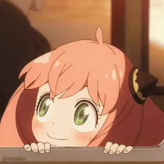 ☺️ 96504a90 Anya Spy x Family Anime, Carino, Ragazza, Cartone animato, Spy x Family, Anya Forger telegram sticker