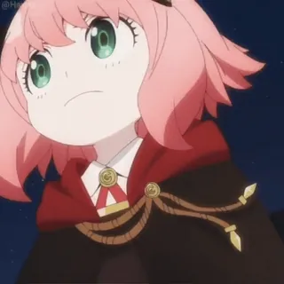 ⭐️ 9890e5fe Anya Forger Spy x Family Anime, Anya Forger, Spy x Family, Cartoni animati telegram sticker