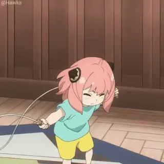 🥇 dc566137 Anya Spy x Family Anime, Spy x Family, Anya, Cartone animato, Carino/a, Ragazza, Bambino/a telegram sticker