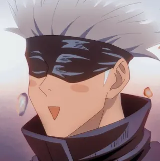 🥢 37c4ac9b Satoru Gojo Jujutsu Kaisen อนิเมะ, โกะโจ, ซาโตรุ, มังงะ, ตัวละคร whatsapp sticker