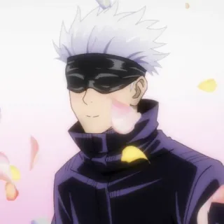 🥢 88634987 Gojo Satoru Jujutsu Kaisen อนิเมะ, มังงะ, โกโจ, ซาโตรุ, ตัวละคร, แฟนอาร์ต whatsapp sticker