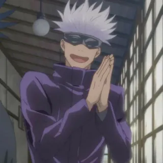 🥢 9b701dce Satoru Gojo Jujutsu Kaisen อนิเมะ, มังงะ, โกโจ, ซาโตรุ, มหาเวทย์ผนึกมาร whatsapp sticker