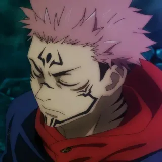 😈 a74cd648 Ryomen Sukuna Jujutsu Kaisen อนิเมะ, มังงะ, คำสาป, ผู้ใช้คุณไสย, สุกุนะ whatsapp sticker