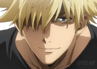 😊 872abb0a @Y2LAB Anime, Manga, Nam, Tóc vàng telegram sticker