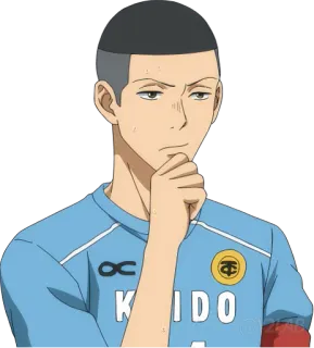 🤔 bb0108e9 KAIDO Anime, Bóng đá, Nhân vật, Thể thao, Con trai, Kaido telegram sticker