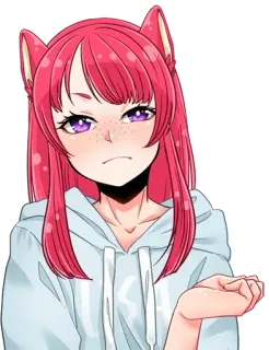 @anime_stickerr Неко-Тян telegram stickers