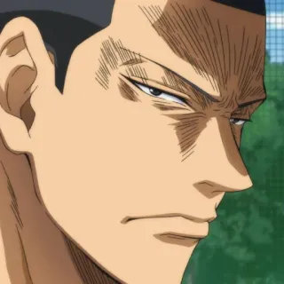 ⚽️ 9bc0b494 アニメ, 顔, 表情, 男, ポートレート telegram sticker