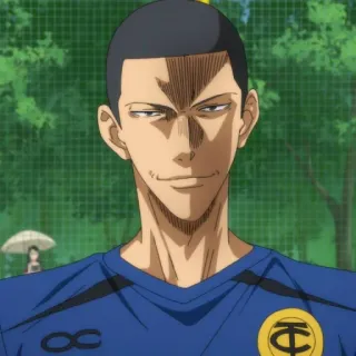 ⚽️ fd9f63f8 アニメ, キャラクター, マンガ, ポートレート, ニヤリ telegram sticker