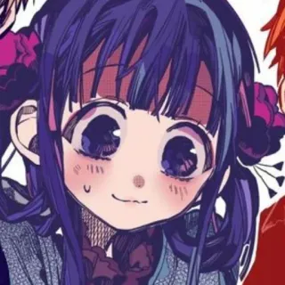 😅 1218846e Yashiro Nene Toilet-Bound Hanako-kun anime, manga, Yashiro Nene, Toilet-Bound Hanako-kun, cute, character, fanart telegram sticker