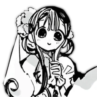 😇 1fb939e1 Yashiro Nene Toilet-bound Hanako-kun anime, manga, cute, character, girl, fanart telegram sticker