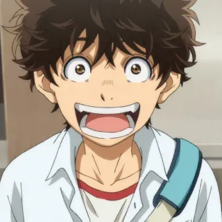 🙂 59881e25 アニメ, 男の子, ポートレート, 笑顔, 漫画, キャラクター telegram sticker