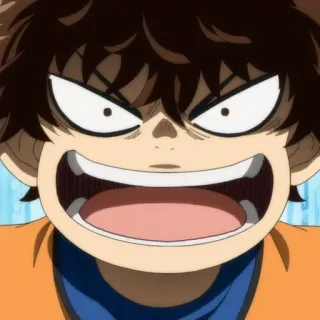 🙂 59ef3f4b アニメ, 怒り, 顔, 表情, 漫画 telegram sticker