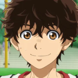 🙂 89e6acc8 アニメ, 男の子, 笑顔, 若い, ポートレート telegram sticker