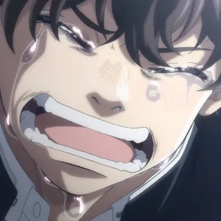 🙂 be15bb44 アニメ, 泣く, 悲しい, エモい, 男の子, ティーン telegram sticker