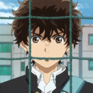 🙂 c15cf063 アニメ, ポートレート, ティーンエイジャー, 制服, 青年 telegram sticker