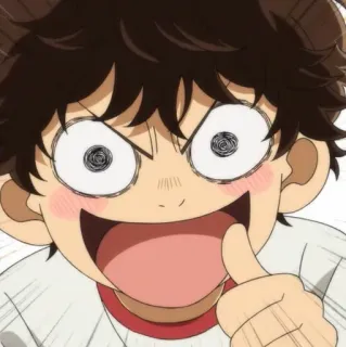 🙂 cfe7f10c アニメ, 漫画, 興奮, 面白い, キャラクター telegram sticker