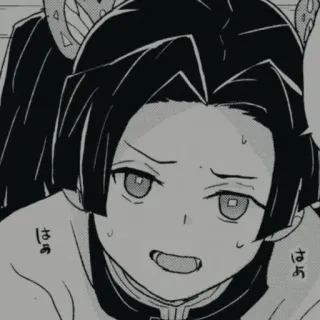 🍙 4eb3da82 はあ はあ อนิเมะ, มังงะ, เหงื่อ, สีหน้า, หน้า, ตัวละคร telegram sticker