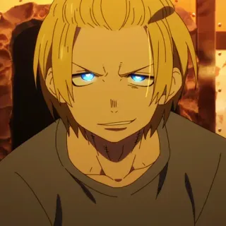 🔥 2bf31de6 Arthur Boyle Fire Force Anime, Fire Force, Arthur Boyle, Charakter, Illustration whatsapp sticker