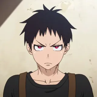 🔥 8b8a3acb Shinra Kusakabe Fire Force Anime, Feuerwehrmann, Dämon, Held, Manga whatsapp sticker