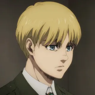 ⚔️ 0a32f0ab Armin Arlert Attack on Titan 动漫, 角色, 阿尔敏·阿明, 进击的巨人 telegram sticker