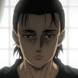 ⚔️ 20396677 Eren Yeager Attack on Titan 艾伦·耶格尔, 进击的巨人, 动漫, 漫画, 角色, 巨人 telegram sticker