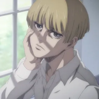 ⚔️ fa15b480 Yelena Attack on Titan 动漫, 角色, 耶蕾娜, 进击的巨人 telegram sticker