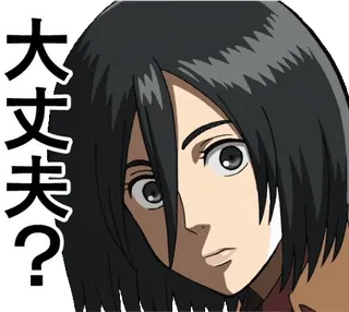 Attack on Titan (Animated) @Y2LAB whatsapp stickers