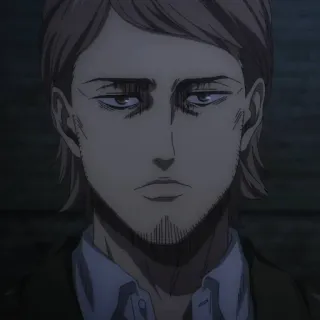 ⚔️ 50693224 Jean Kirstein Attack on Titan anime, jean kirstein, attack on titan, serious, character, animated whatsapp sticker