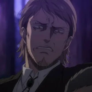 ⚔️ 5074d4cd Zeke Yeager Attack on Titan anime, attack on titan, zeke yeager, character, serious, portrait whatsapp sticker