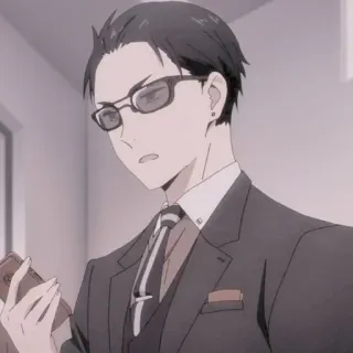 💰 23c37c5a Anime, Hombre, Traje, Personaje whatsapp sticker