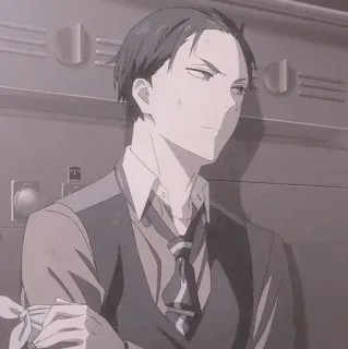 @anime_stickerr Дайске Камбе telegram stickers